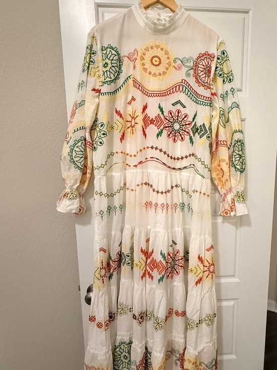 Zara Dresses & Skirts - Zara Embroidered Dress . Size XL